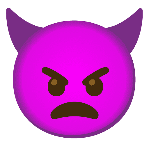 Angry Face with Horns