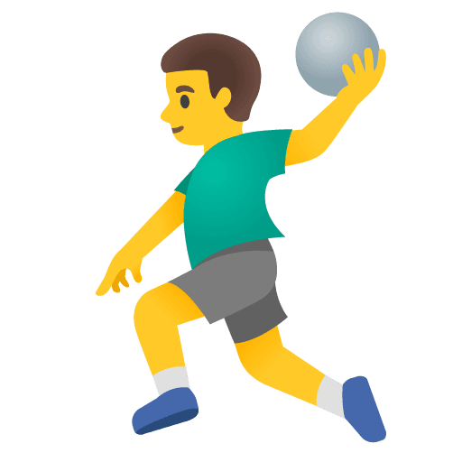 Man Playing Handball