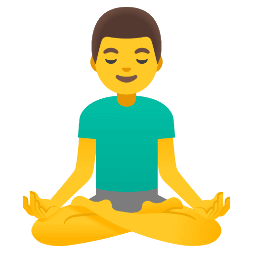 Man in Lotus Position