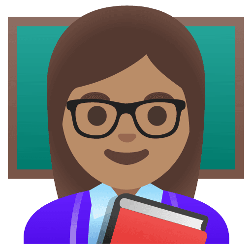 Woman Teacher: Medium Skin Tone