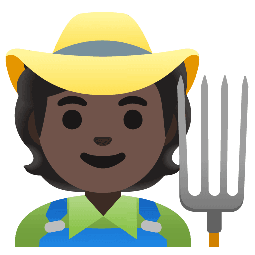 Farmer: Dark Skin Tone