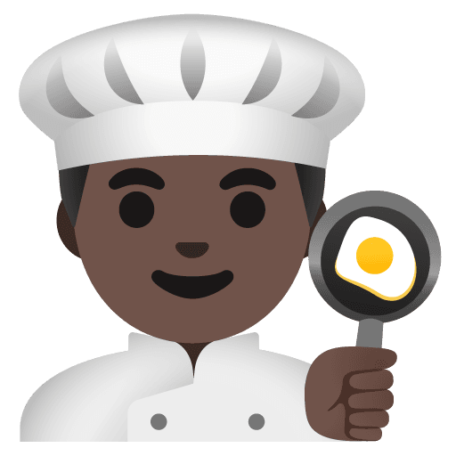 Man Cook: Dark Skin Tone