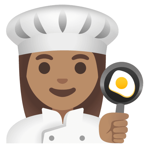 Woman Cook: Medium Skin Tone