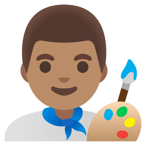 Man Artist: Medium Skin Tone