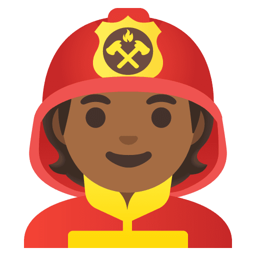 Firefighter: Medium-dark Skin Tone