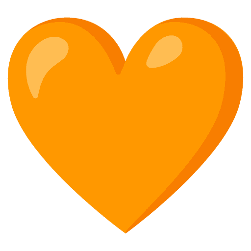 Orange Heart