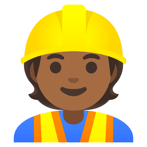 Construction Worker: Medium-dark Skin Tone