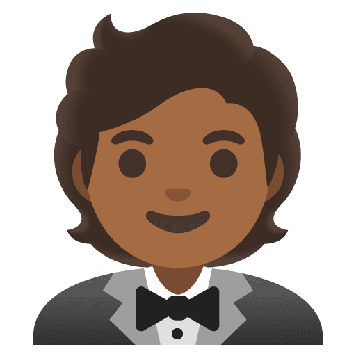 Person in Tuxedo: Medium-dark Skin Tone