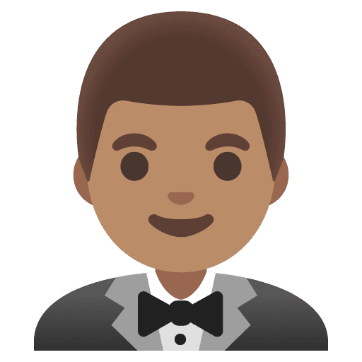 Man in Tuxedo: Medium Skin Tone