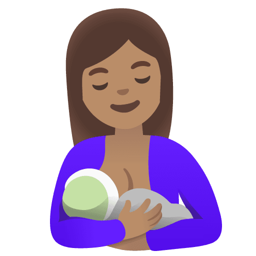 Breast-feeding: Medium Skin Tone