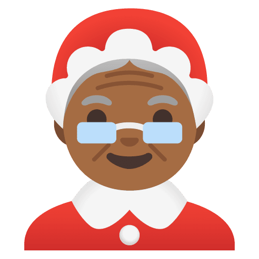 Mrs. Claus: Medium-dark Skin Tone