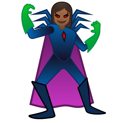 Woman Supervillain: Medium-dark Skin Tone