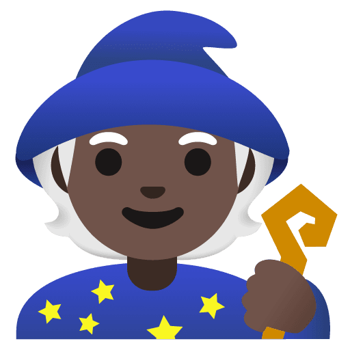 Mage: Dark Skin Tone