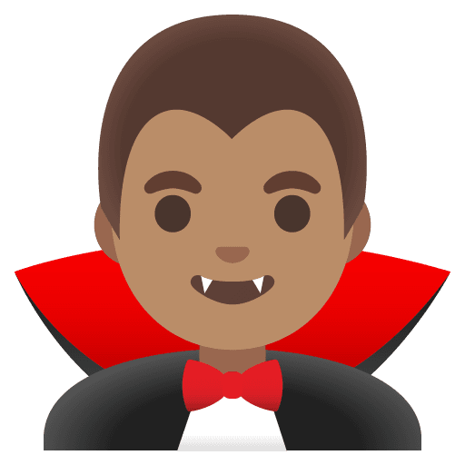 Man Vampire: Medium Skin Tone