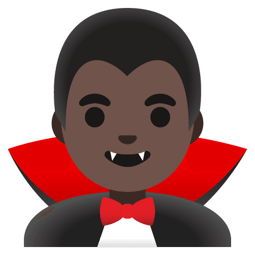 Man Vampire: Dark Skin Tone