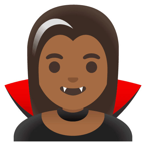 Woman Vampire: Medium-dark Skin Tone