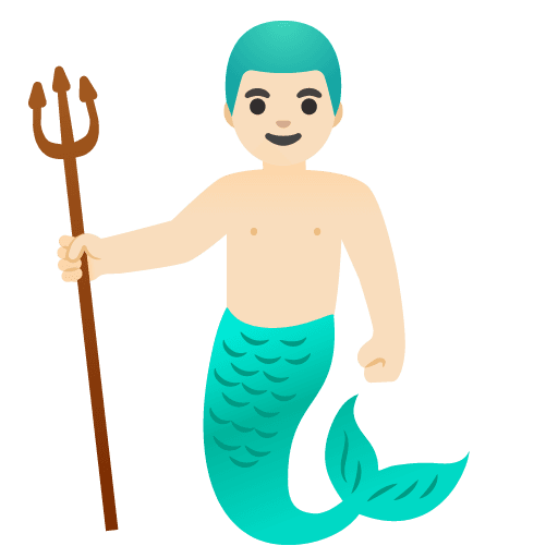 Merman: Light Skin Tone