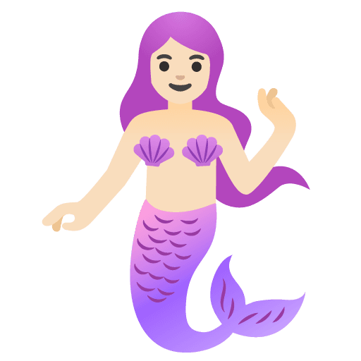 Mermaid: Light Skin Tone