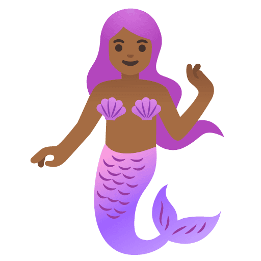 Mermaid: Medium-dark Skin Tone