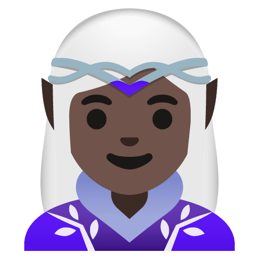 Woman Elf: Dark Skin Tone