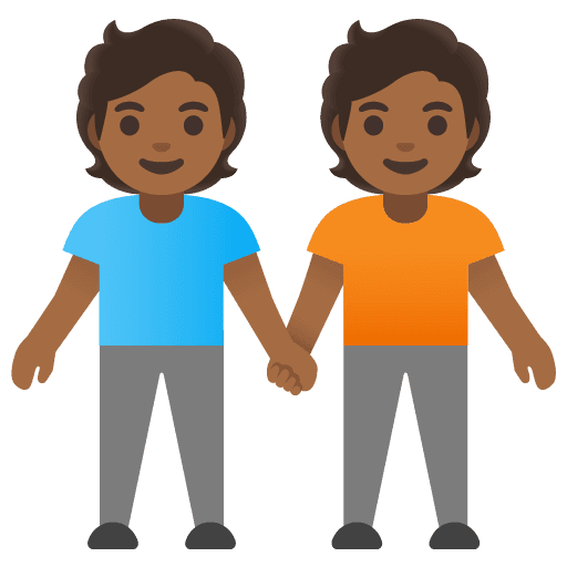 People Holding Hands: Medium-dark Skin Tone