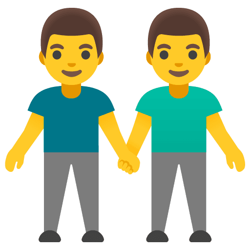 Men Holding Hands