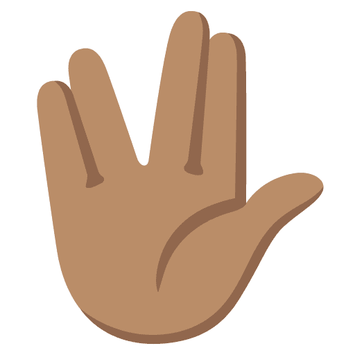 Vulcan Salute: Medium Skin Tone