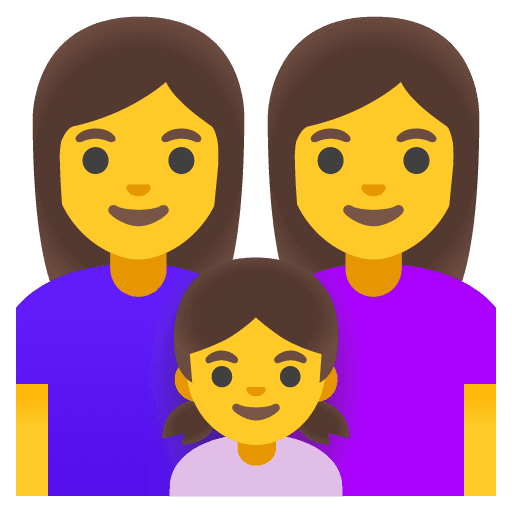 Family: Woman, Woman, Girl