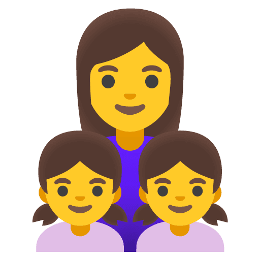 Family: Woman, Girl, Girl