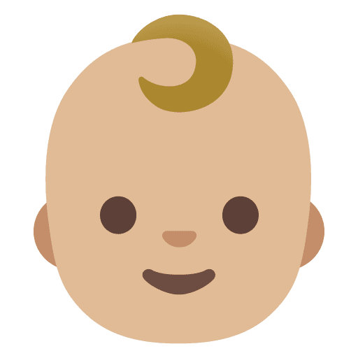 Baby: Medium-light Skin Tone