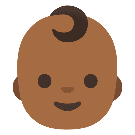 Baby: Medium-dark Skin Tone