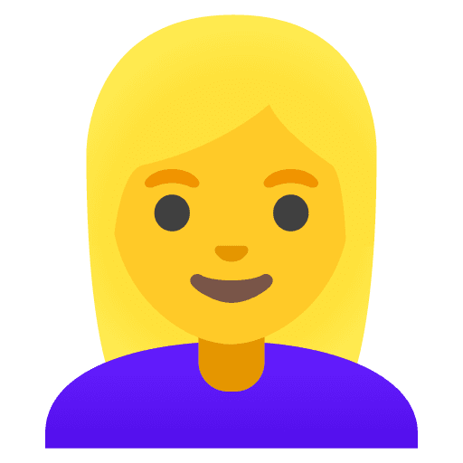 Woman: Blond Hair