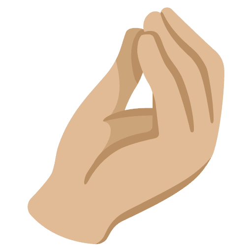 Pinched Fingers: Medium-light Skin Tone