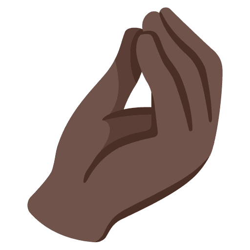 Pinched Fingers: Dark Skin Tone