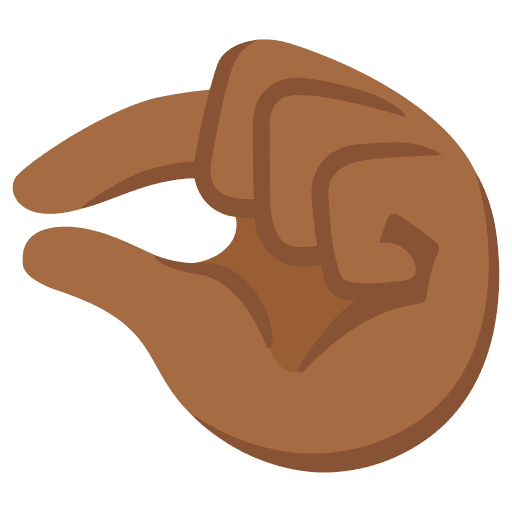 Pinching Hand: Medium-dark Skin Tone