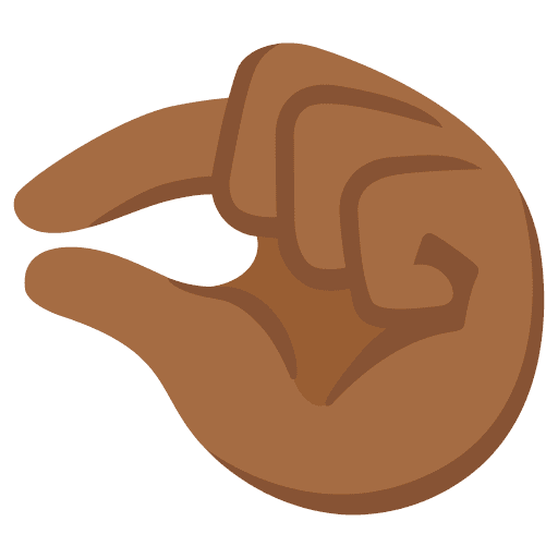 Tangan Mencubit: Kulit Gelap-Sedang