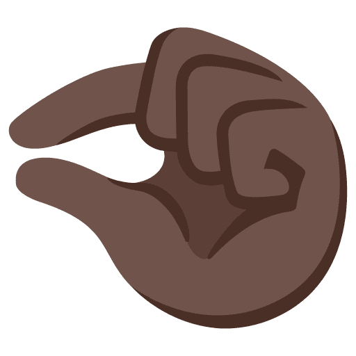 Tangan Mencubit: Kulit Gelap