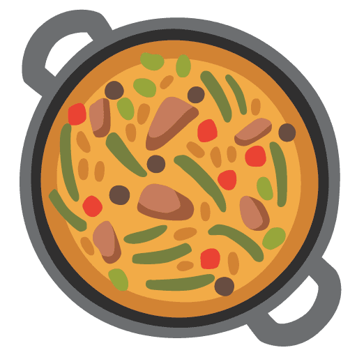 Shallow Pan of Food
