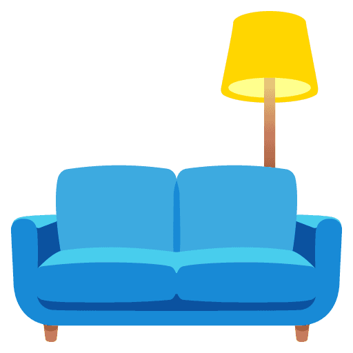 Couch and Lamp