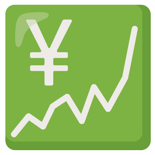 Chart Increasing with Yen