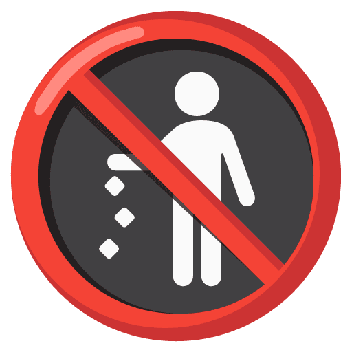 Dilarang Membuang Sampah
