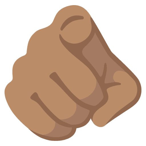 Index Pointing At The Viewer: Medium Skin Tone