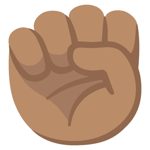 Raised Fist: Medium Skin Tone