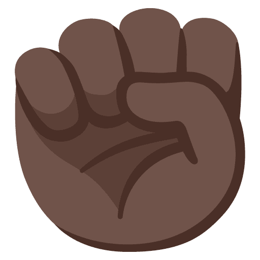 Raised Fist: Dark Skin Tone