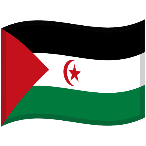 Flag: Western Sahara