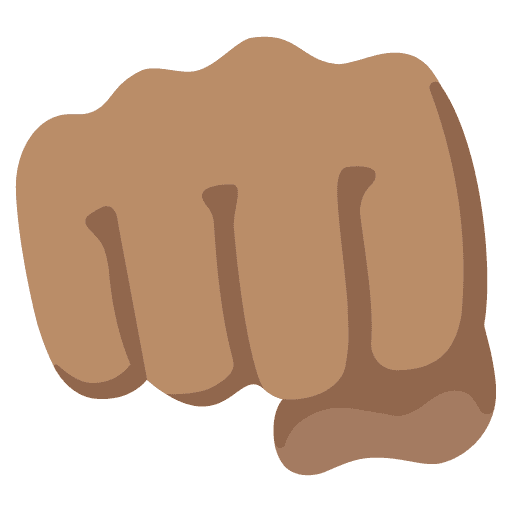 Tangan Nonjok: Kulit Sedang
