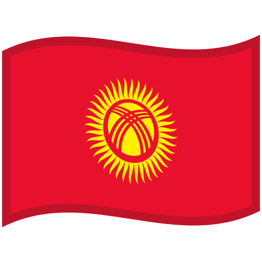 Flag: Kyrgyzstan