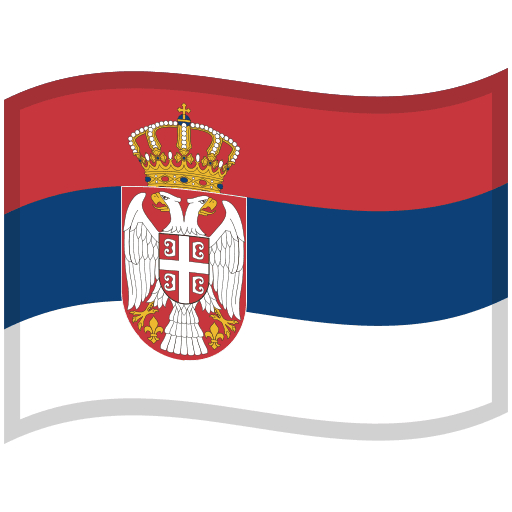 Flag: Serbia