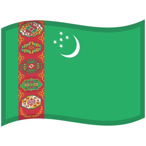 Bendera: Turkmenistan
