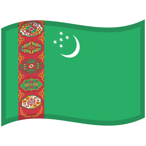 Flag: Turkmenistan